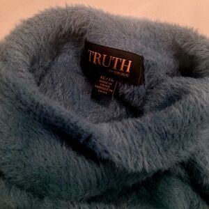 Truth by Republic Blue Fuzzy Sweater